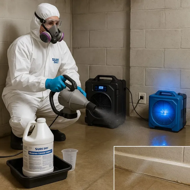 Sanitization and Odor Removal process in Hasbrouck Heights, NJ